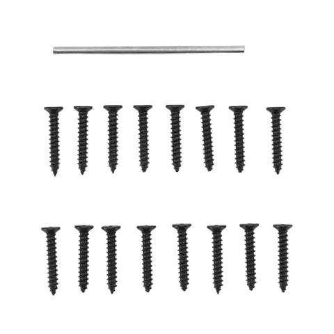 Installation screws for Double Action Spring Hinge for Swing Doors, Stainless Steel Black Finish, Easy Install