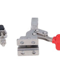 Quick Release Vertical Toggle Clamp For Woodworking 150 Lb Hold Easy Release Lever 304 Stainless Steel with adjustable pin