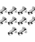 Top Shelf 7075 Aluminum Quarter Turn Dzus Fasteners 7/16 Inch Stem With.500 Inch Medium Grip for muscle cars, set of ten.