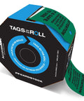OSHA Compliant Scaffolding Tags By The Roll, Attention Sign To Keep Scaffolds Safe And On Point, Waterproof PF-Cardstock