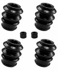 Brake Caliper Pin Bushing Kit Fits Honda Chevy Pontiac And More Rubber Caliper Slide Pins Boots Sealing Replacement Durable Caliper Rebuild Kit For Automotive Brake Hardware - Black rubber dust covers and sealing rings shown