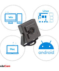 8MP IMX179 Autofocus USB Camera With Metal Case For Raspberry Pi And PC, Ultra HD Embedded Webcam, compatible with Windows, Linux, Mac, Android.