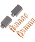 2 Pack Heavy Duty Carbon Brushes For Smooth Rotary Tool Operation On 3000 And 200 Series Models with copper springs for installation.