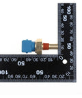 Heavy Duty Coolant Temperature Sensor Built Bombproof For 1.6 1.8 2.0 Liter Engines Easy Bolt On Swap, showing size with ruler.
