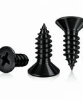 Pro Grade 304 Stainless Steel Self Tapping Screws For Wood And Sheet Metal 100 Pack, flat head Phillips screws.