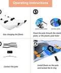 Operating instructions for Go To Outrigger Stabilizer Kit For Kayaks And Canoes Lightweight Portable Paddling Accessory In White