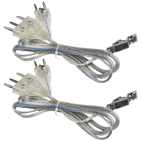 Pro Grade Fencing Body Cords For Foil And Saber, Transparent PVC Copper Wire Hand Line Clamp Cable, 50 Cm Sport Equipment