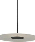 Spoke LED 1 Light Matte Black Pendant Fixture For Modern Kitchen Dining Room And Entryway hanging light with circular design