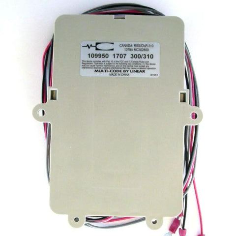 1099 12 And 24 Volt Gate Receiver With 10 DIP On Off Type Code Switch And F Connector Antenna For Garage Door Opener 300 MHz