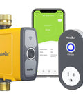 WiFi Water Timer For Garden Hose, Smart Hose Timer With App And Voice Control, Weather Based Rain Delay, 2.4GHz Compatible
