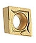 Indexable carbide insert for metalworking, part of the Heavy Duty Hilitand Lathe Turning Tool Kit with 1/2 inch shank.