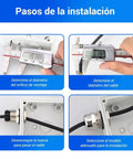 Installation steps for Six Pcs M14 Stainless Steel IP68 Waterproof Cable Glands Adjustable Connector Joints For 4 To 8mm Cables