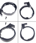 Electric Scooter Guard Rings Front Tube Replacement Kit quick install alloy black rings and screws for scooters and skateboards