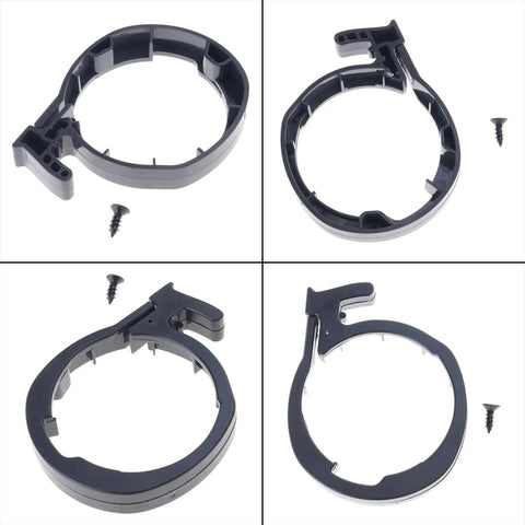 Electric Scooter Guard Rings Front Tube Replacement Kit quick install alloy black rings and screws for scooters and skateboards