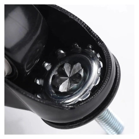 Close-up of Heavy Duty Furniture Casters 4 Pack, 120 Kg Capacity, 1.5 Inch (40 Mm) 360 Swivel Screw Caster Wheels with rubber protection
