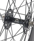 Close-up of hub on Full Carbon Fixed Gear Wheelset 700C 88mm Track Clincher Matte Finish For Dope Street Rides