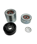 Heavy Duty 4X Drive Idler Pulley Kit Fits Toyota 4Runner V6 4.0L 1GRFE Engine Models Years 2003 Through 2009 Includes OEM Number Replacements For Reliable Smooth Idling And Top Tier Performance Upgrades, four pulleys and washer