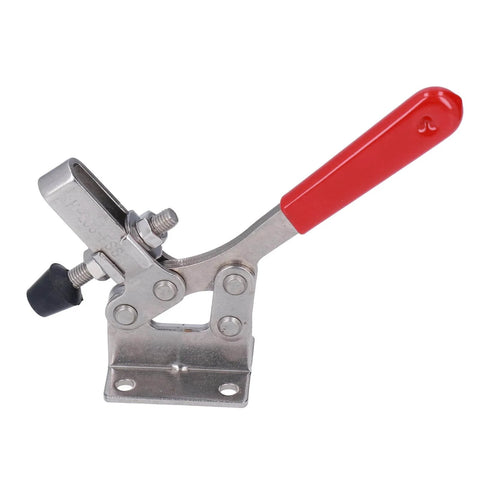 Stainless Steel Welding Hold Down Clamp With Quick Release Push Pull Toggle Action For Woodworking Jigs And Fixtures Heavy Duty Hand Tool.