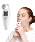 Peak Flow Meter For Home Lung Health, Easy To Use PEF And FEV1 Monitor For Adults And Kids 4 Plus, pre-calibrated sensor