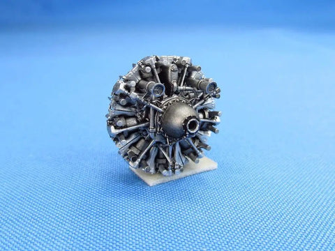 Close-up of engine part from Gloster Gladiator 1/48 Scale Model Kit With Resin Exterior Details And Aircraft Accessories