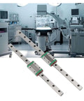 Get This High Precision Mgn12 Linear Guide Rail Kit With Mgn12h Sliding Block For Smooth 3D Printer Builds And CNC Machine Tool Upgrades Featuring Bear Steel Hardness. MGN12 steel rail and sliding block shown on medical equipment