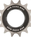 Paws M30 BMX Freewheel 14T Nickel Plated Sprocket for One Eighth And Three Thirty Second Inch Chains Beefy Cold Forged Steel