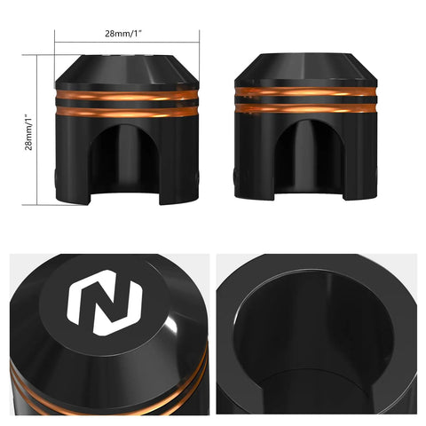 Orange Brake And Clutch Cable Ferrule Covers And Cable Gland For Harley Touring Models CVO Limited FLHTKSE 2015-2020 And Electra Glide Ultra Classic FLHTCU 2014-2019 For A Ride-Ready Boss Look, 28mm