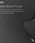 Renzo Matte Black One Handle Pullout Kitchen And Laundry Faucet With Long Reach Hose Power Clean Duralock Quick Connect For Easy