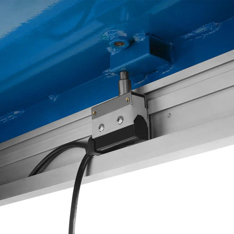 Close-up of hydraulic mechanism for Heavy Duty Wireless Hydraulic Lift Table With 4400 Lbs Capacity, Big 51 Inch Platform, 41 Inch Rise Height.