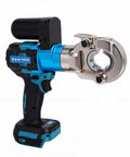 LiebeWH 18V Cordless Electric Hydraulic crimper With 12 Dies For Cable Lug And Hex press Tool, showcasing the round head and ergonomic handle.