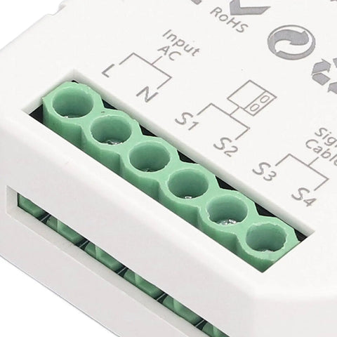 Close-up of wiring panel on WiFi Door Controller With Voice Control Remote Kit Real Time Monitoring App For Home Store Warehouse 100-240V