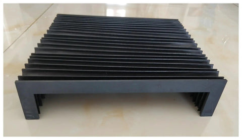 U Type CNC Way Cover Bellows Built Tough For Heavy Machinery, Rugged Tri Proof Nylon With PVC Plate, Tight Seal Guards Critical Components