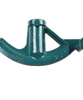 Heavy Duty Manual Tube Bender For Copper Aluminum Pipes and Steel Conduit, 3/4 inch metal tubing, green hardened steel construction.