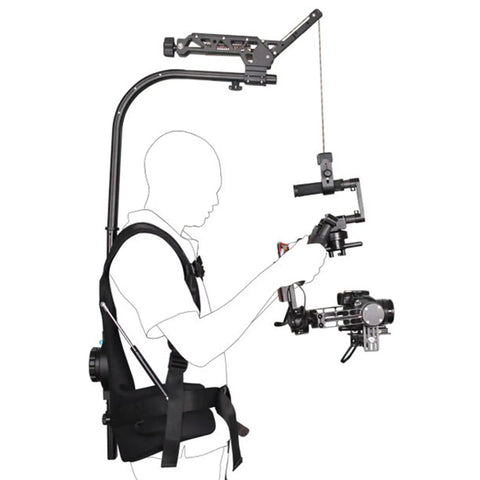 Camera Stabilization Vest For Portable 3-Axis Gimbals With High Load Capacity, Aluminum Alloy Rig For Filmmakers And Pro Photogs