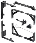 No Sag Gate Kit With Self Closing Hinges And Corner Brackets For Outdoor Garden Backyard Wooden Fence Deck Porch Gate Hardware