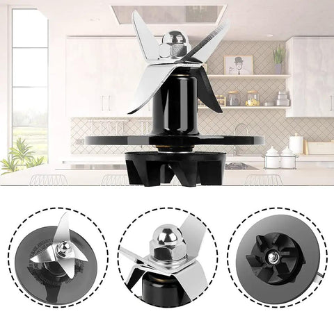 Replacement Blender Blade Assembly With 3 Gaskets For CBT500 SB5600 CB600 Series Blenders Easy Plug And Play Fix With A 2.71 Inch Blade Durable Gaskets Ideal For Quick Home Kitchen Repairs And Smooth Blending