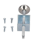 Rock Solid Adjustable Furniture Leveling Feet Nut Leveler For Beds, Cabinets, Wardrobes And Tables with screws, side view