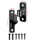 4 Pack Outdoor Gate Hinges Stainless Steel Heavy Duty For Farm Garden Wood Gates Easy Install DIY Friendly With Screws Included Weather