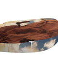 Rock Climbing Inspired Travel Pillow For Neck Support with polyester cover and zipper detail