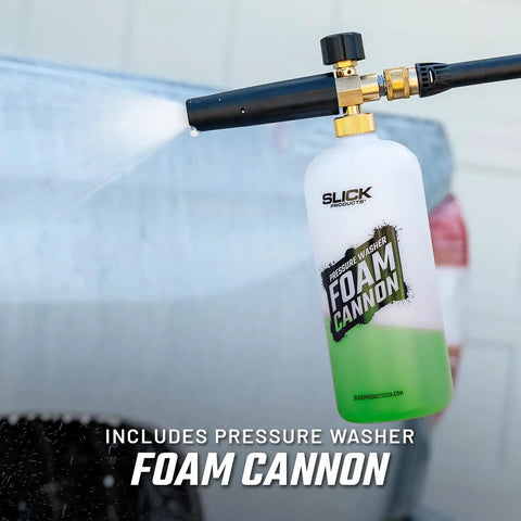 Off Road Wash 64 Oz And Pressure Washer Foam Cannon Bundle For ATV UTV Dirt Bike Jeep And Truck, Beast Mode Foaming Shampoo For Heavy Mud And Dirt Removal Built Tough For Rugged Trails. pressure washer foam cannon with 64 oz bottle spraying foam