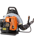 Backpack Gas Powered Leaf Blower With Harness Beast Mode Power 2.7kW 850CFM 63cc 4.3HP Two Stroke Engine Lightweight Commercial Grade