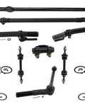 Ford F Series Outer Tie Rod Ends And Drag Link Replacement Kit For Four Wheel Drive Super Duty 2017 2018 2019 2020 2021 2022, 2 outer tie rod ends, drag link