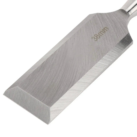 Pro Level Wood Chisel Set With Sturdy Wooden Handles And Razor Sharp Steel Blades Built Tough for precise carving detail, 38mm blade.