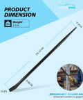 Heavy Duty Alignment Pry Bar Seven Eighths Inch By 30 Inch Sleever Bar with weight and dimensions shown