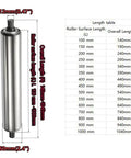 Straight Up Heavy Duty Gravity Conveyor Rollers Two Pack Galvanized Steel with dimensions 60mm OD and 12mm axle, for logistics.
