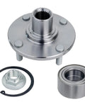 Front Wheel Bearing Hub Assembly For Ford Focus 2000 To 2011 Ready To Install With Four Bolts Four Lug And ABS Encoder