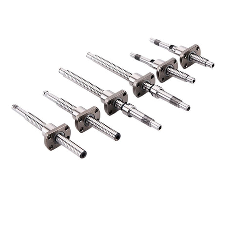 Stainless Steel Ball Screw SFK0802 With Single Ball Nut For CNC Parts 100mm Size, for high precision and low torque operations