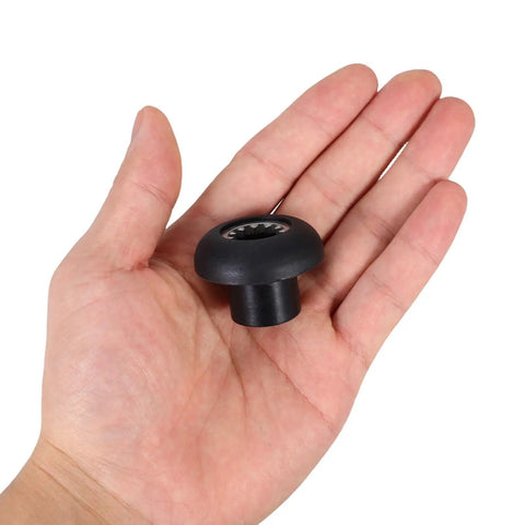 Plug And Play Black Plastic Transmission Part For Grinders And Soy Milk Makers Mushroom Head Socket Accessory Easy Install Space Saving Design Durable Diy Repair Component, hand-held