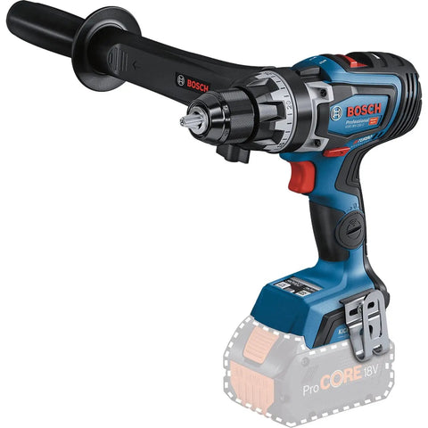 Professional Brushless 18 Volt Cordless Drill Driver Featuring 150 Nm Beast Mode Torque and Heavy Duty Rugged Build, close-up view.