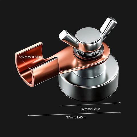 Sturdy Welding Ground Clamp With Powerful Magnetic Base And High Current Copper Terminal Holder For Heavy Duty Stable Jobs close-up view
